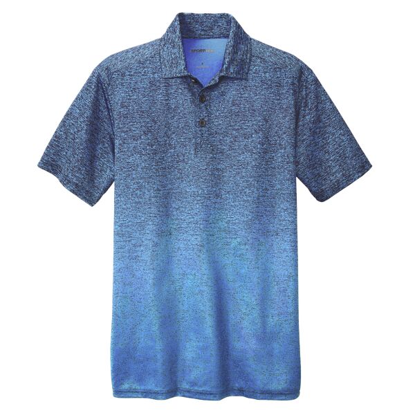 Ombre Heather Polo Thumbnail