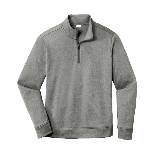 PosiCharge ® Sport Wick ® Heather Fleece 1/4 Zip Pullover Thumbnail