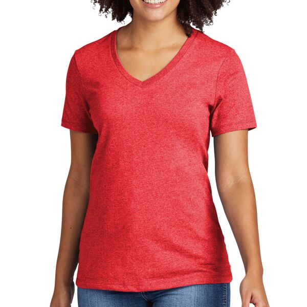 Women's Recycled Blend V Neck Tee Thumbnail