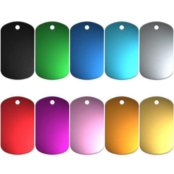 Anodized Aluminum Dog Tags Thumbnail